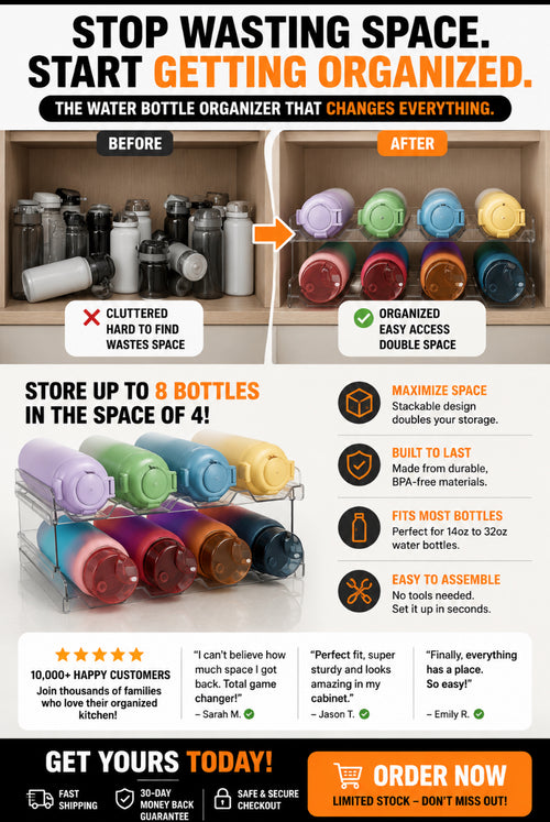 Lifewit Stackable Water Bottle Organizer